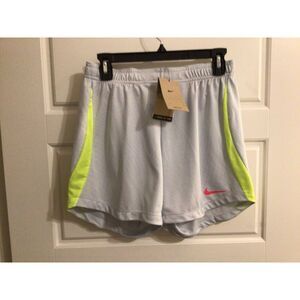 Women's‎ Nike Soccer Shorts Gray Athletic Dri-Fit Dry DX0473 Size S